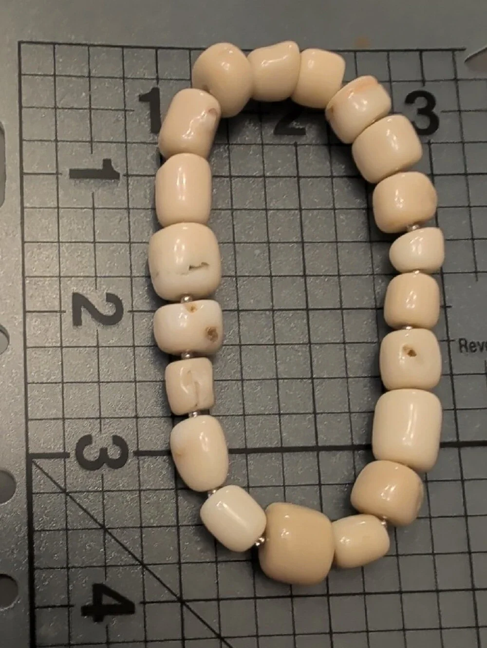 White Coral Stretch Bracelet